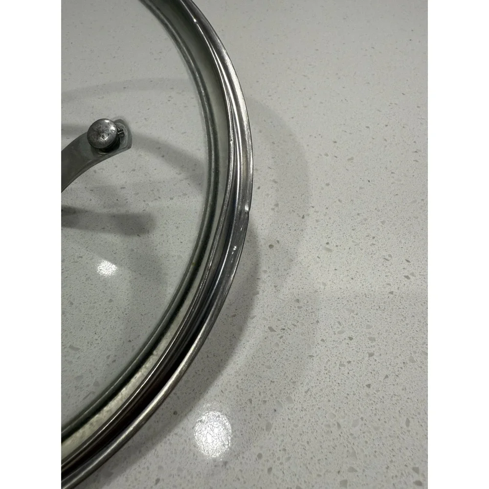 Calphalon Replacement Glass Lid 8” Metal‎ Handle